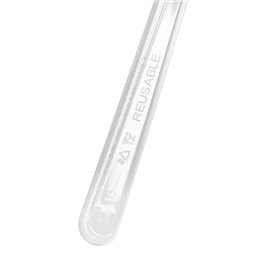 Wiederverwendbarer Löffel aus PS Transparent 18cm (50 Stück)