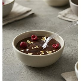 Wiederverwendbarer Löffel aus PS Transparent 18cm (20 Stück)