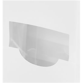 SOS-Tüte Weiß mit Verschluss und Fenster 12+6x23,5cm (1000 Stück)