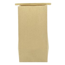 SOS-Kraft-Tüte mit Verschluss 12+6x23,5cm (1000 Stück)