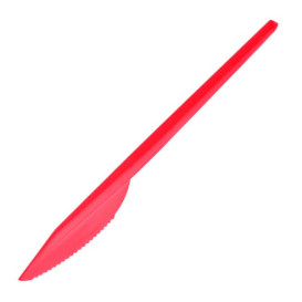 Plastikmesser Rot 165mm (15 Einheiten)