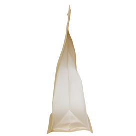 SOS-Papiertüte mit BOPP-Fenster und Verschluss 9+6x26cm (50 Stück)