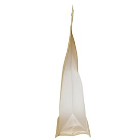 SOS-Papiertüte mit BOPP-Fenster und Verschluss 12+6x23,5cm (1000 Stück)