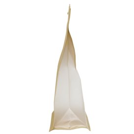 SOS-Papiertüte mit BOPP-Fenster und Verschluss 15+7x23cm (1000 Stück)