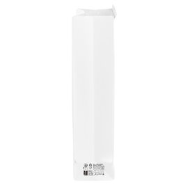 SOS-Tüte Weiß mit Verschluss und Fenster 12+6x23,5cm (50 Stück)