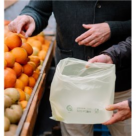 Flachbeutel Markt Home Compost “Classic” 44x44cm 12µm (5.000 Stück)