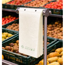 Flachbeutel Markt Block Home Compost “Classic” 16x24cm 12µm (3.000 Stück)