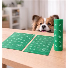 Rolle mit Beuteln für Hundekot 100 % Biologisch Abbaubar 18x26cm (5000 Stück)