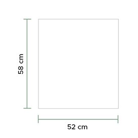 Rolle mit ''Classic'' 100 % Bio-Kompostierbaren Beuteln 52x28cm 22µ (15 Stück)