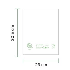Flachbeutel Markt Home Compost “Classic” 23x30,5cm 12µm (100 Stück)