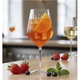 Sektflöte Spritzguss Niedrigem Fuß "Kaleido" Tritan 470 ml (1 Stück)