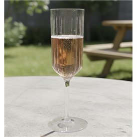 Sektflöte Spritzguss Niedrigem Fuß "Kaleido" Tritan 270 ml (6 Stück)