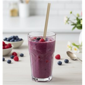 Strohhalme aus Zuckerrohr Eco Gerade Ø8mm 23,00 cm (6000 Stück)