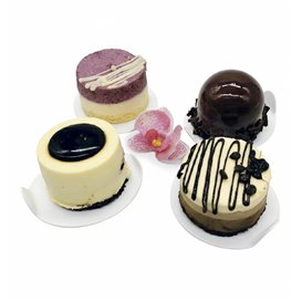 Mini Teller zur Verkostung Langlebig Suiit "Weiß" (12 Stück)