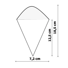 Kegel Bambu 182mm (50 Einh.)