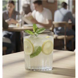 Wiederverwendbares Durable Glas ''Torino'' SAN 400ml (1 Stück)