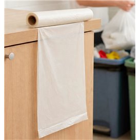 Rolle mit ''Classic'' 100 % Bio-Kompostierbaren Beuteln 52x28cm 22µ (100 Stück)