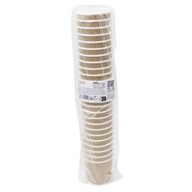 Riffelbecher aus Kraftpapier 4Oz/120ml Ø6,2cm (500 Stück)