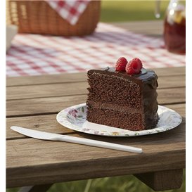 Wiederverwendbare Kompostierbare Weiß Messer-CPLA 16,8 cm (50 Stück)