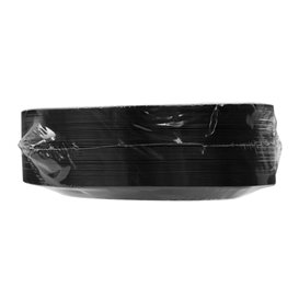 Harter Teller Wiederverwendbare PP-Flach Schwarz "Cocktail" 18,5 cm (500 Stück)