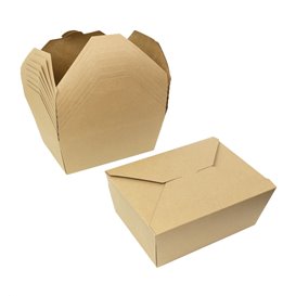 Amerikanische Kraft-Kraft Box 22x16,5x9cm 3000ml (25 Stück)