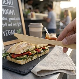 Bambus Messer 17cm (100 Stück)