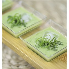 Bambusständer für "Diamant"-Spitztüten 4 Schlitze (16 Stück)