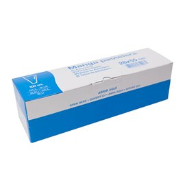 Spritzbeutel PE auf Rolle Blau 28x55cm (1000 Stück)