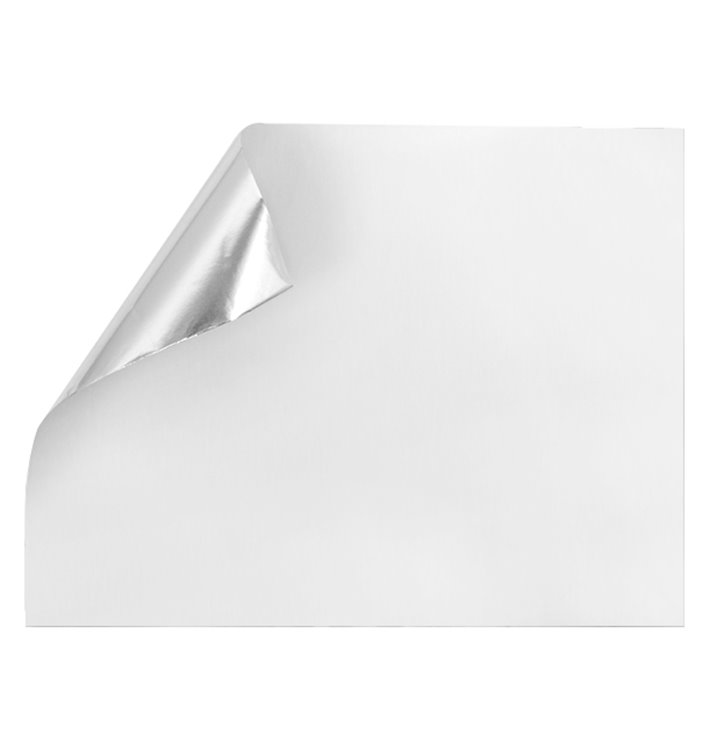 Alufolie mit Pergamentpapier 31x41cm (500 Stück)