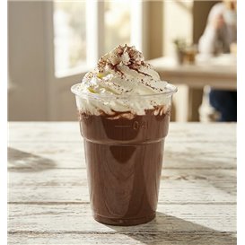 Transparenter Kompostierbarer PLA Becher "NaturGo" 570ml (50 Stück)