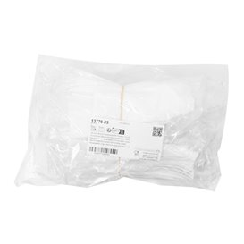 Wiederverwendbares PS Besteckset Gabel, Messer und Serviette (25 Stück)