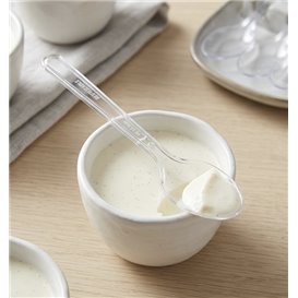 Wiederverwendbare Transparent PS Teelöffel 14,5 cm (600 Stück)