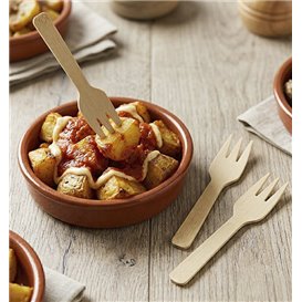 BambusGabel 9cm (100 Stück)