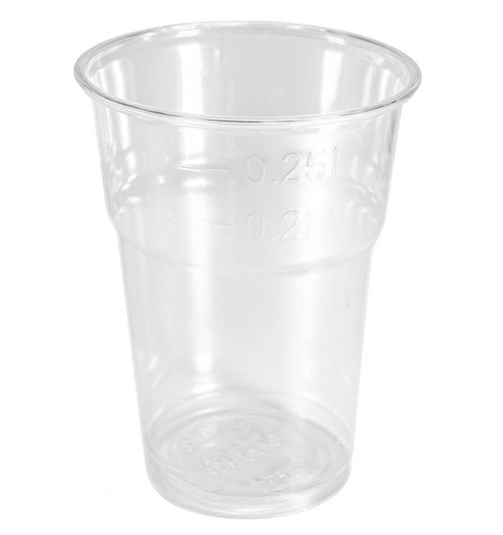 rPET Kunststoffbecher 300ml Ø7,8cm (1250 Stück)