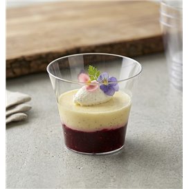 Fingerfood-Becher PS "Bloom" Transparent 75 ml (450 Stück)