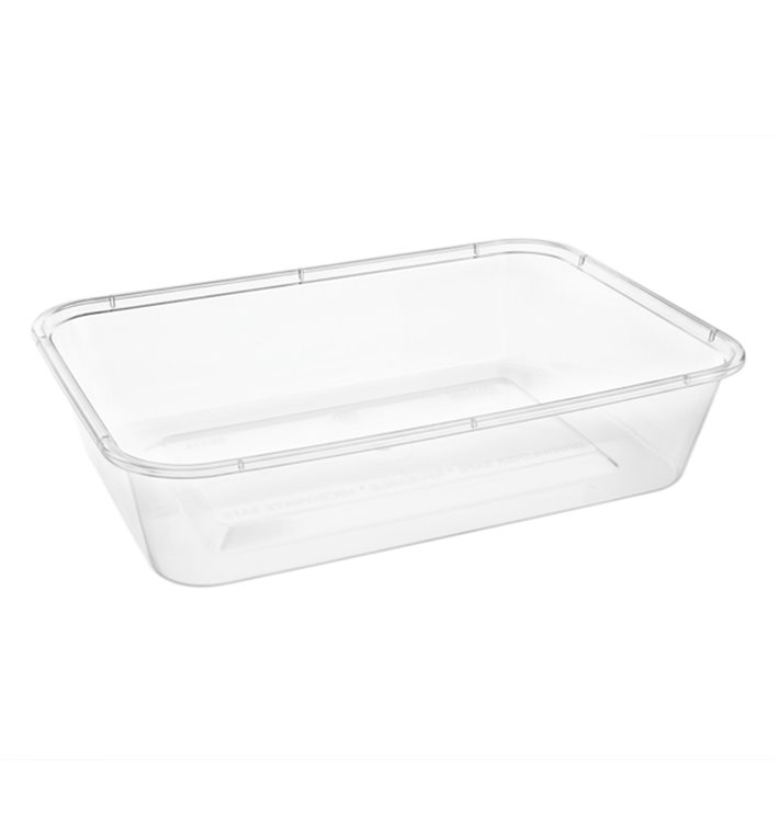 Schale Rechteckig aus PP Transparent 500ml 17,6x12,4x4cm (50 Stück)