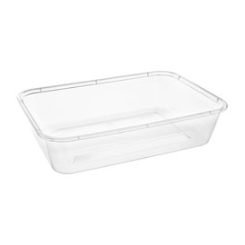 Schale Rechteckig aus PP Transparent 500ml 17,6x12,4x4cm (500 Stück)