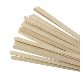Einzeln verpackte Holz-Kaffeerührstäbchen 11cm (250 Stück)
