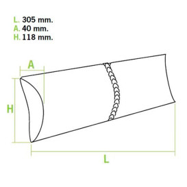 Verpackung für Baguette mit leicht zu öffnender (500 Einh.)