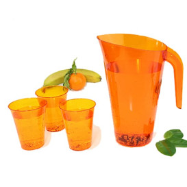 Plastik Krug orange Unzerbrechbar 1.500ml (1 Einheit)