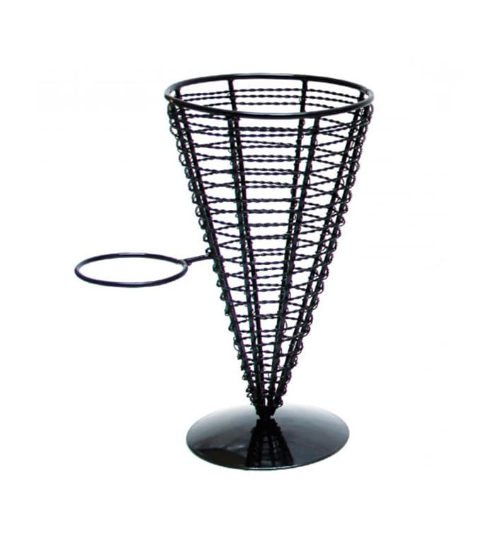 Stahlkorb für die Präsentation 1 Behälter 128x225mm Stahlkorb für die Präsentation 1 Behälter 128x225mm