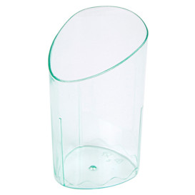 Transp. Plastik Becher Verkostung 80ml  4,7x4,7x8,1cm 