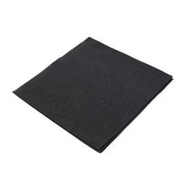 Servietten Airlaid Schwarz 40x40cm (50 Einh.)