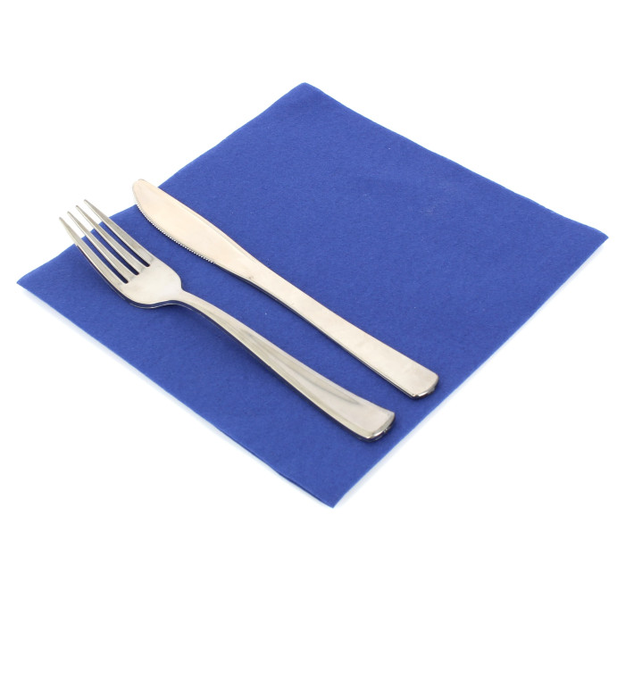 Servietten Airlaid Blau 40x40cm Servietten Airlaid Blau 40x40cm