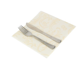 Servietten Damascato Airlaid Creme 40x40cm 
