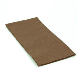 Papierservietten braun 1/8 40x40cm 2-lagig (50 Einh.)