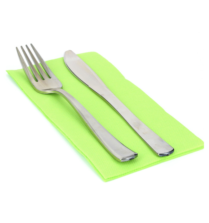 Papierservietten pistaziengrün 1/8 40x40cm 2-lagig Papierservietten pistaziengrün 1/8 40x40cm 2-lagig
