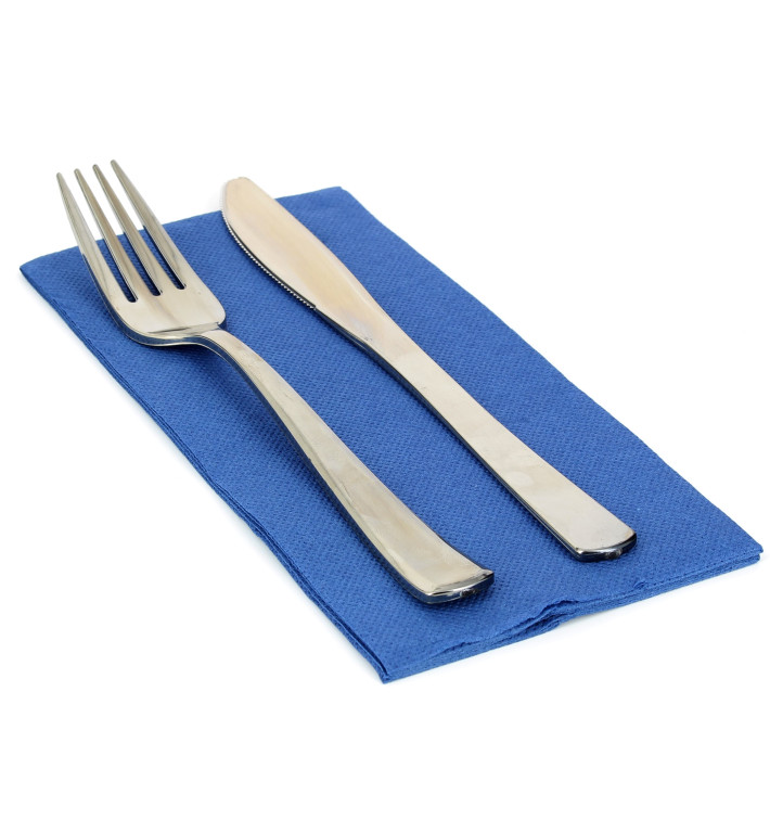 Papierservietten dunkelblau 1/8 40x40cm 2-lagig Papierservietten dunkelblau 1/8 40x40cm 2-lagig