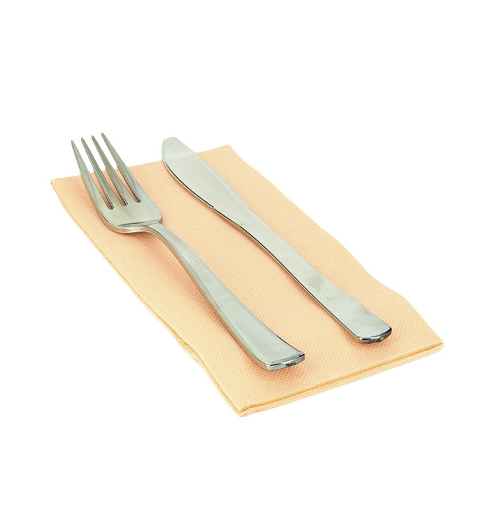 Papierservietten lachs 1/8 40x40cm 2-lagig 