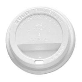 Deckel für Becher mit Trinkloch weiß 8Oz / 240ml (100 Einh.)